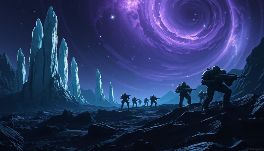 Alien Hunters game graphics
