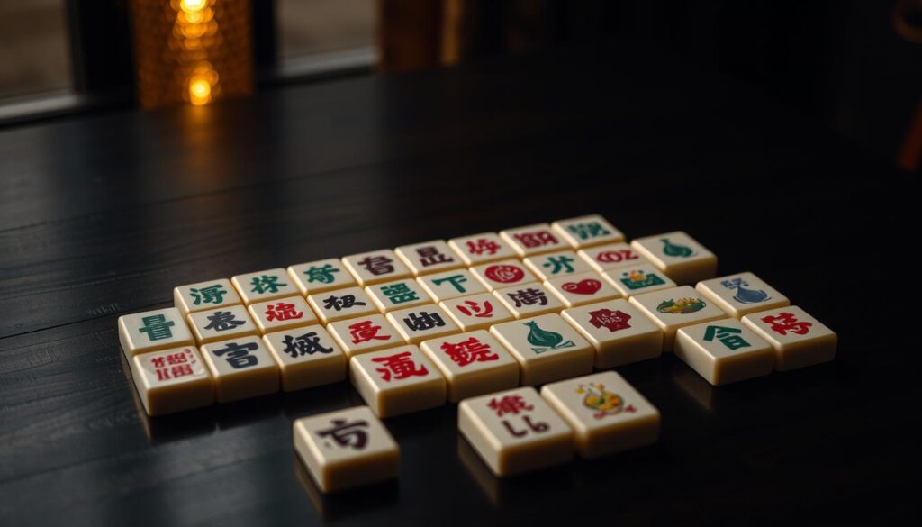 Mahjong Link traditional tiles