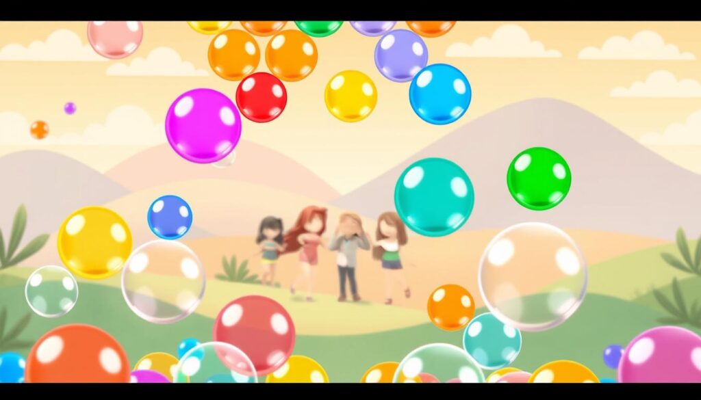 casual bubble game