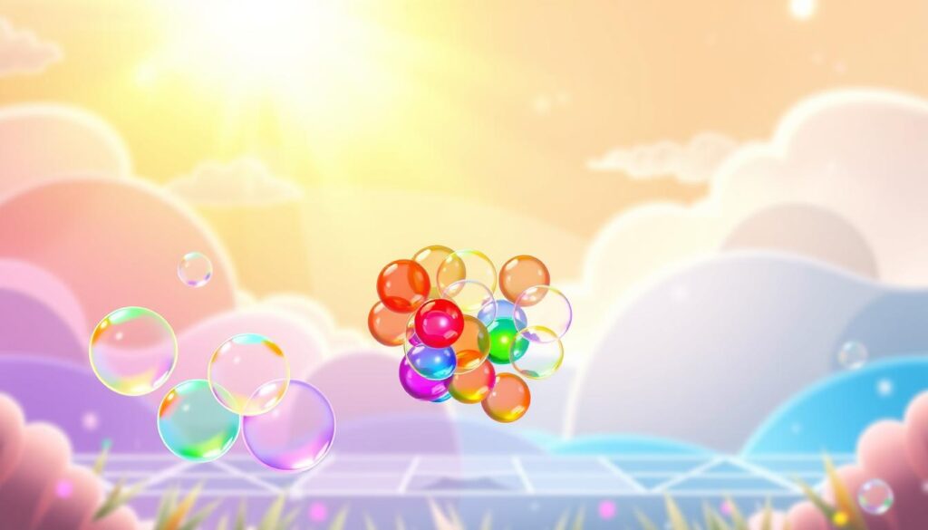 colorful bubble popper