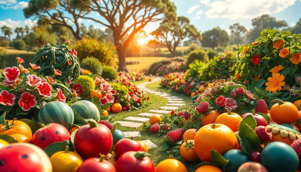 colorful garden game
