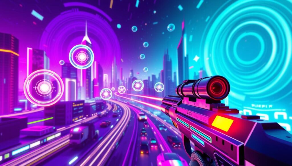 endless puzzle shooter