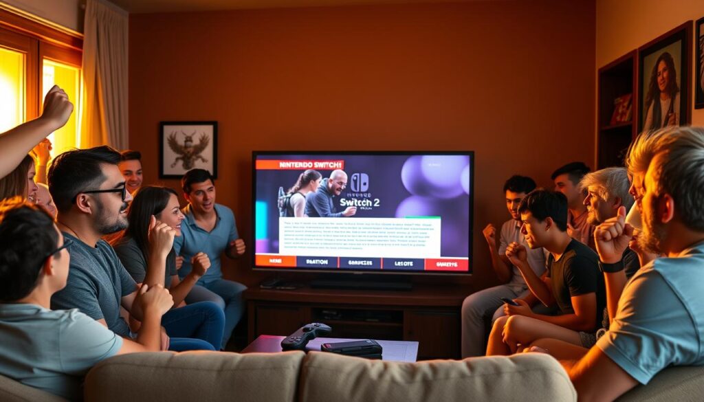 fan reactions Switch 2