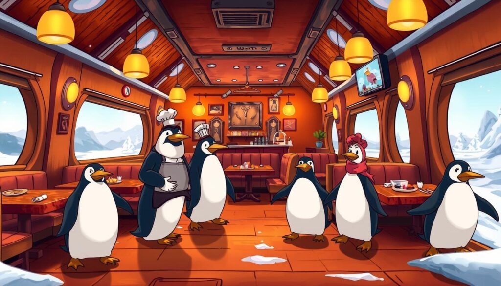 penguin diner2 characters